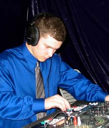 DJ Steve mixing for a prom dance
